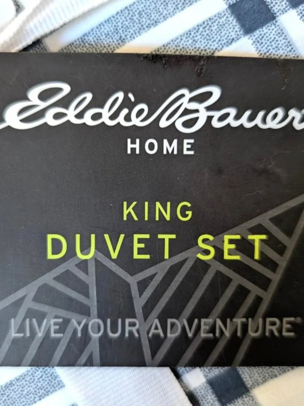 Eddie Bauer- King Duvet Cover Set 100% Cotton Bedding Set with Matching Shams